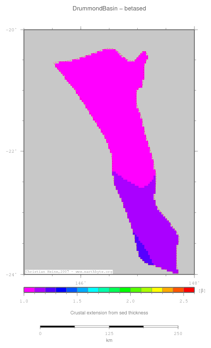 Drummond Basin location map