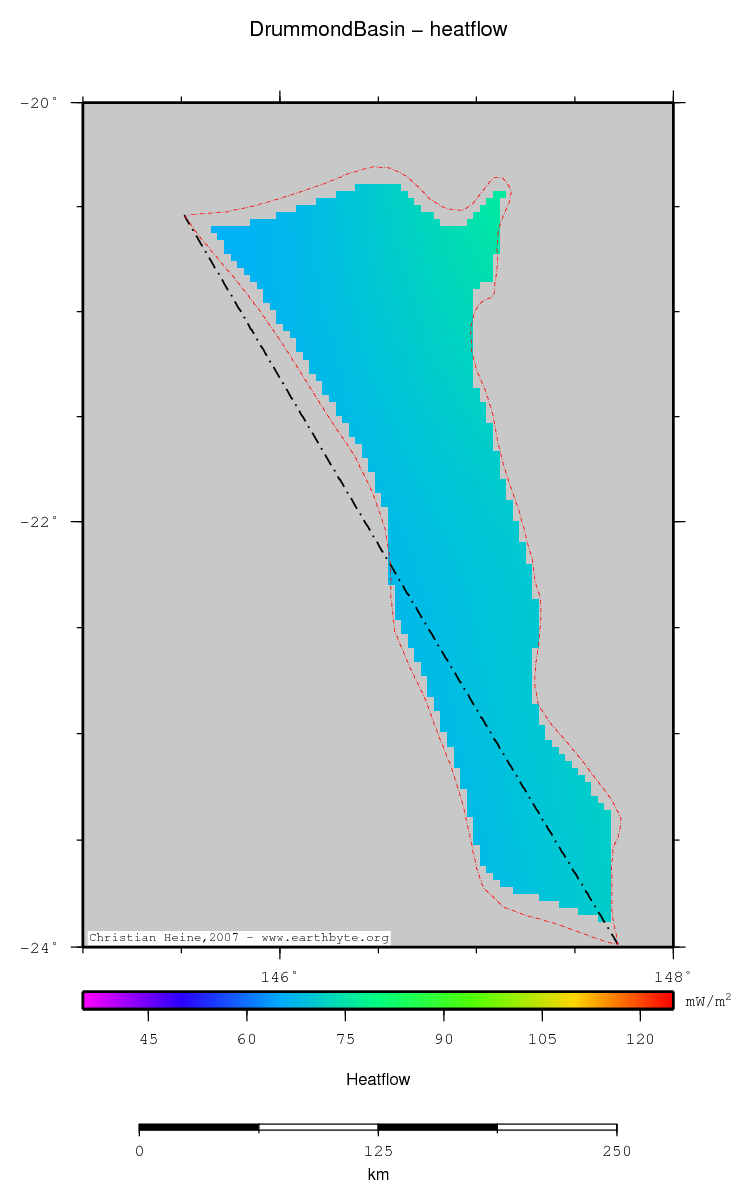 Drummond Basin location map