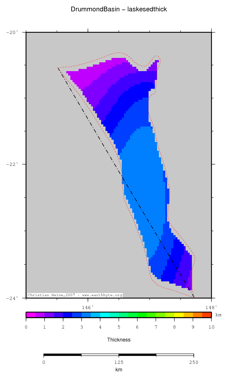 Drummond Basin location map