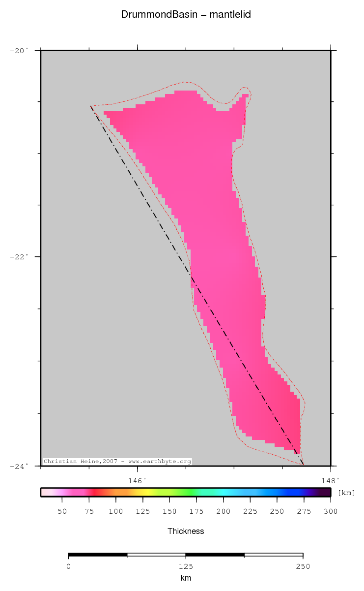 Drummond Basin location map