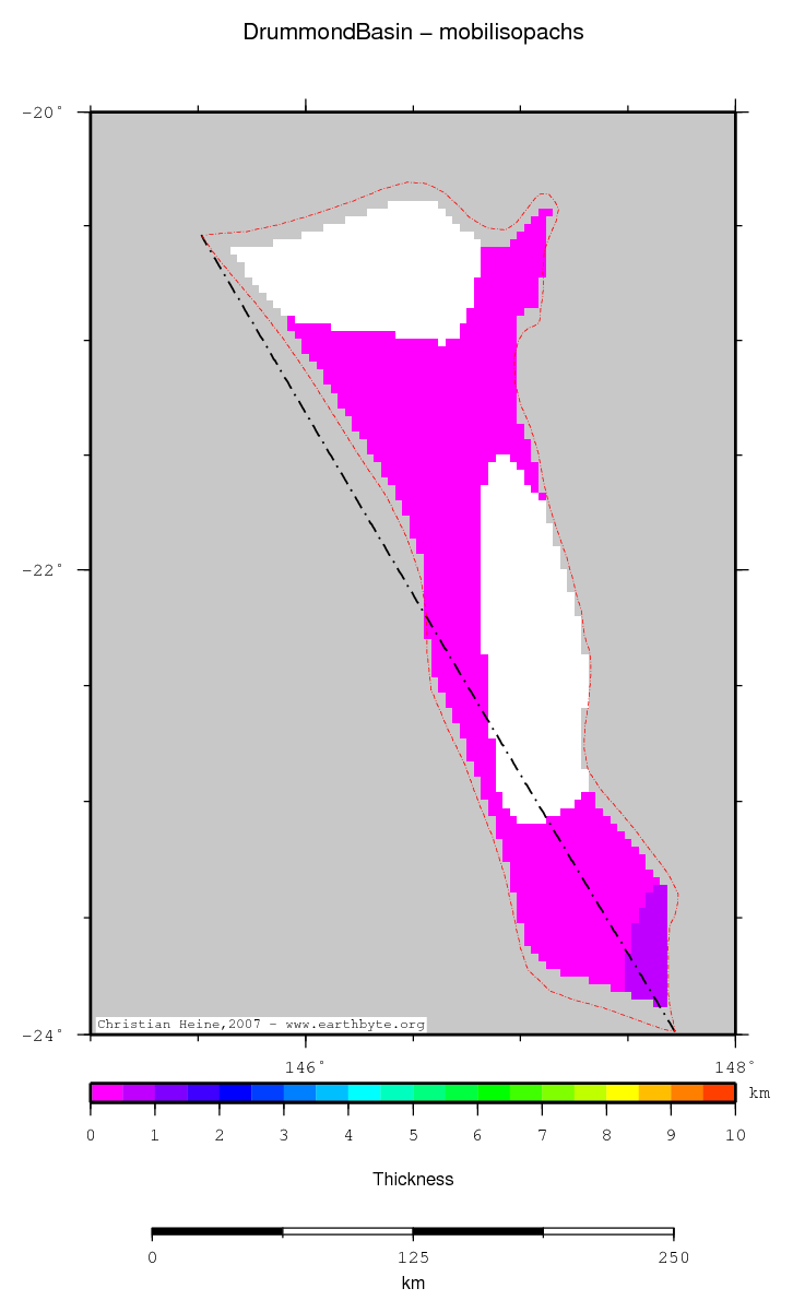 Drummond Basin location map