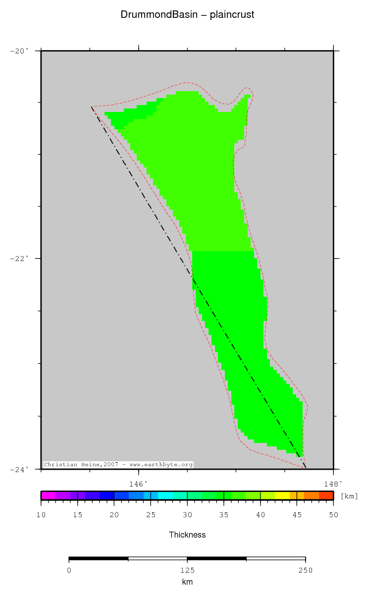 Drummond Basin location map