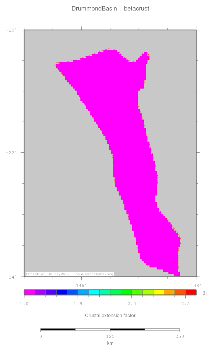 Drummond Basin location map