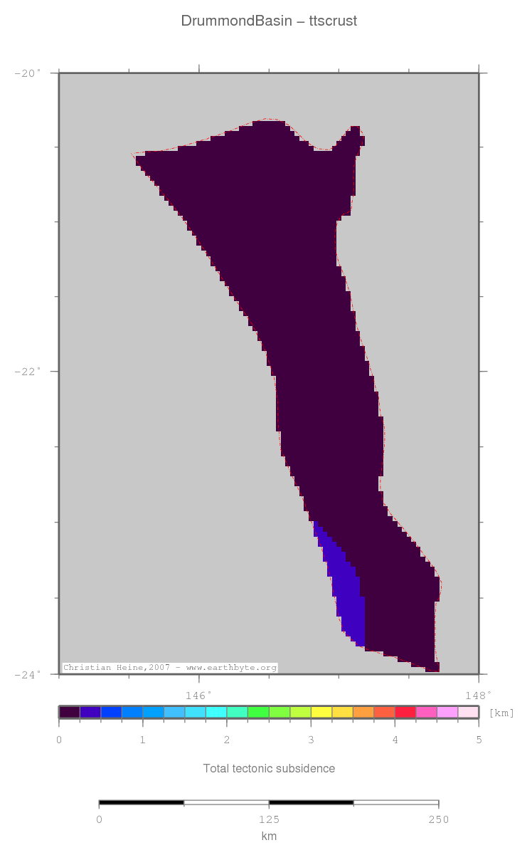 Drummond Basin location map