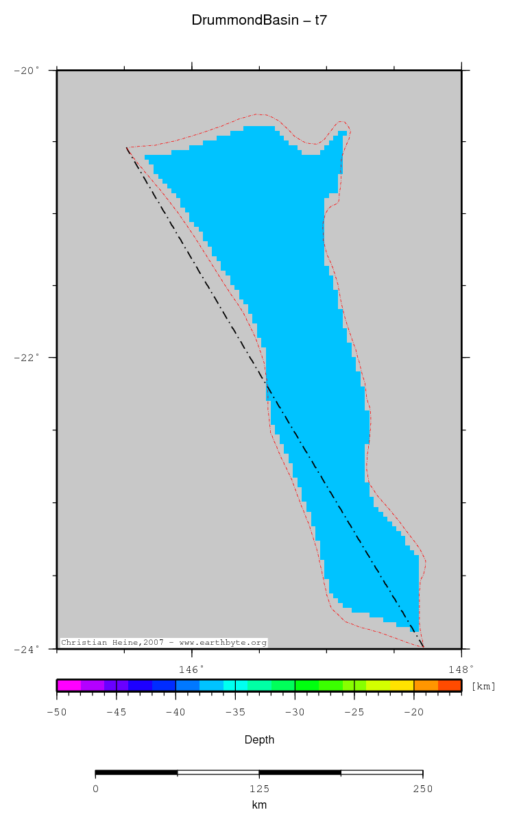 Drummond Basin location map