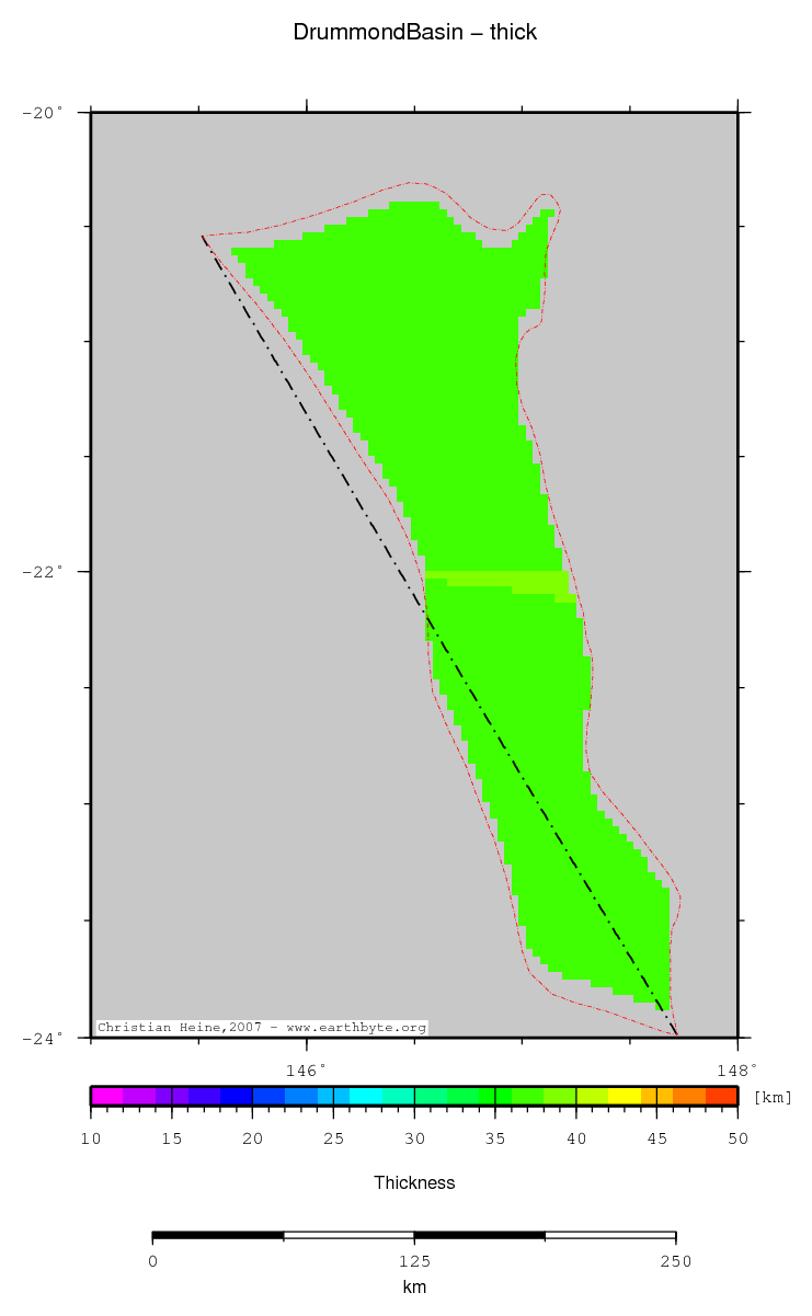 Drummond Basin location map
