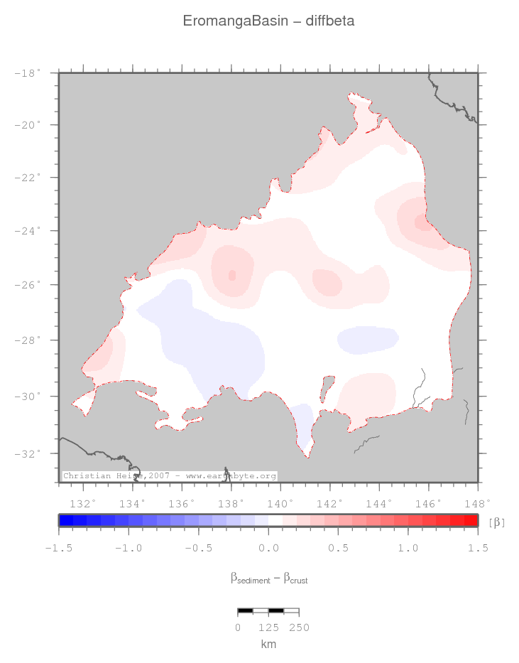 Eromanga Basin location map