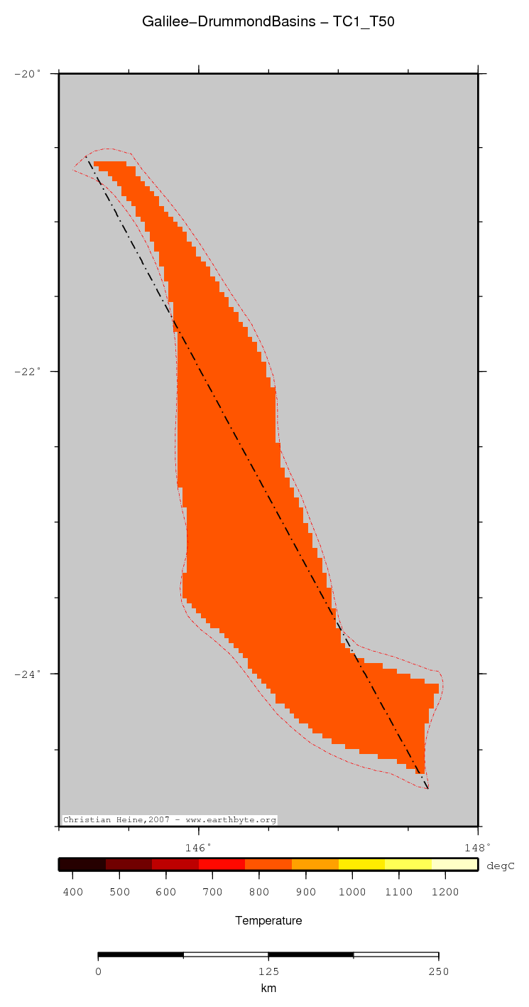 Galilee-Drummond Basins location map