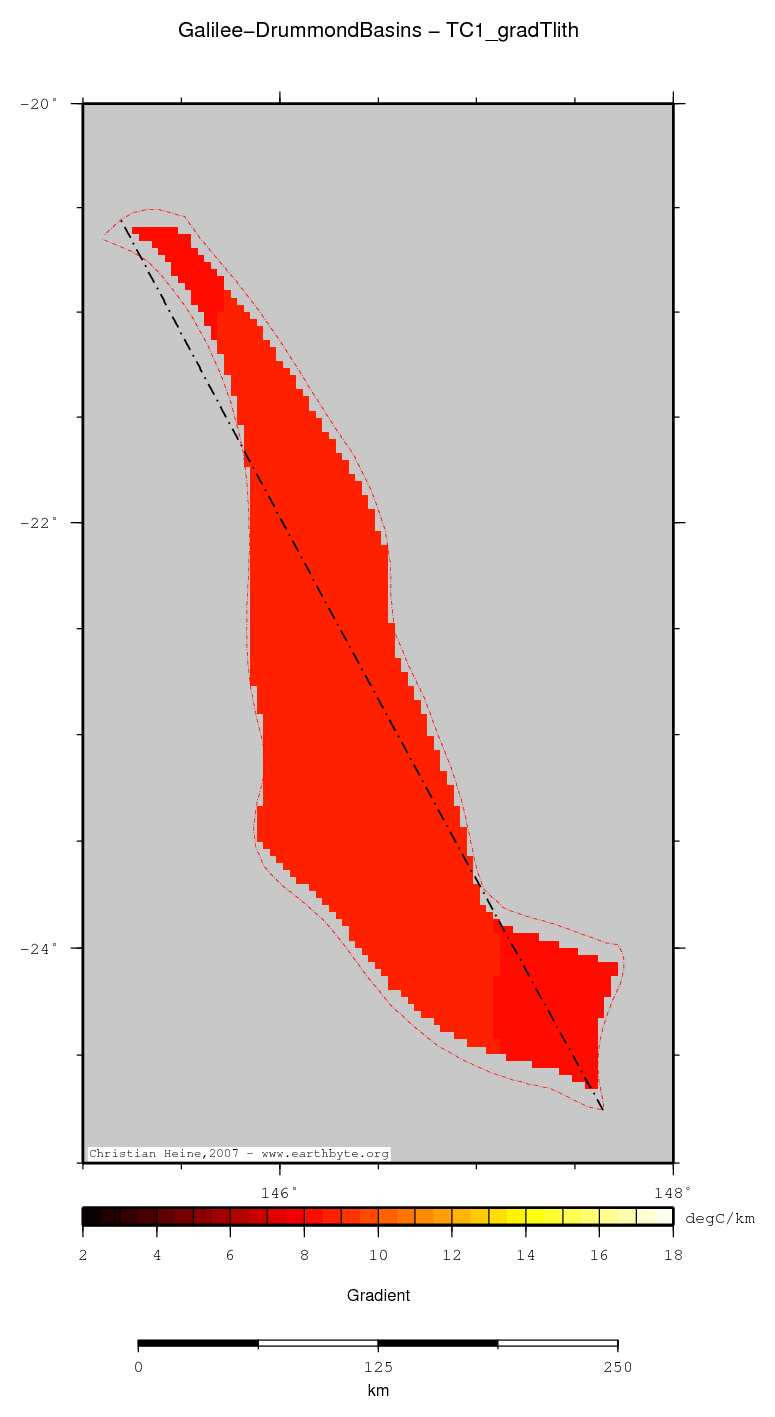 Galilee-Drummond Basins location map