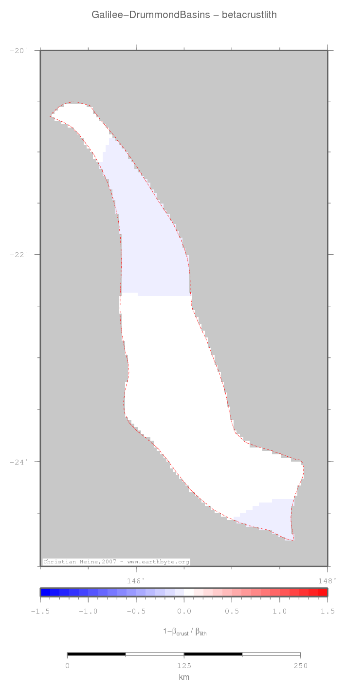 Galilee-Drummond Basins location map