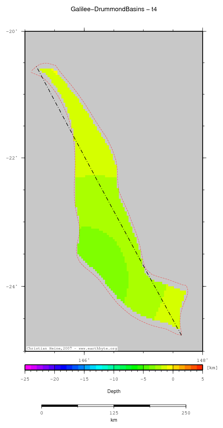 Galilee-Drummond Basins location map