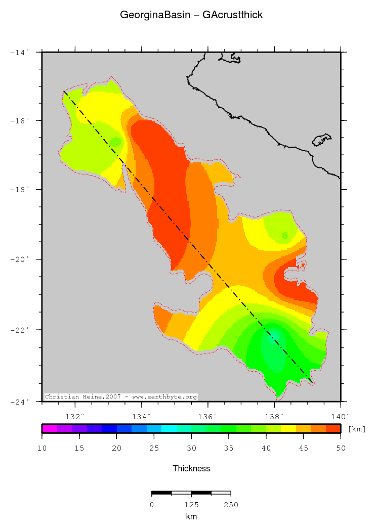 Georgina Basin location map