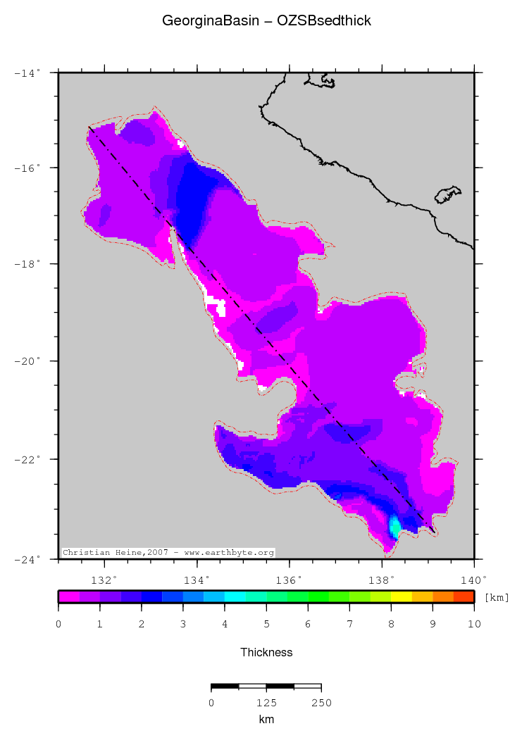 Georgina Basin location map