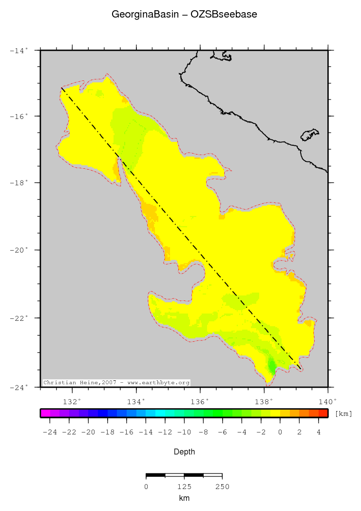 Georgina Basin location map