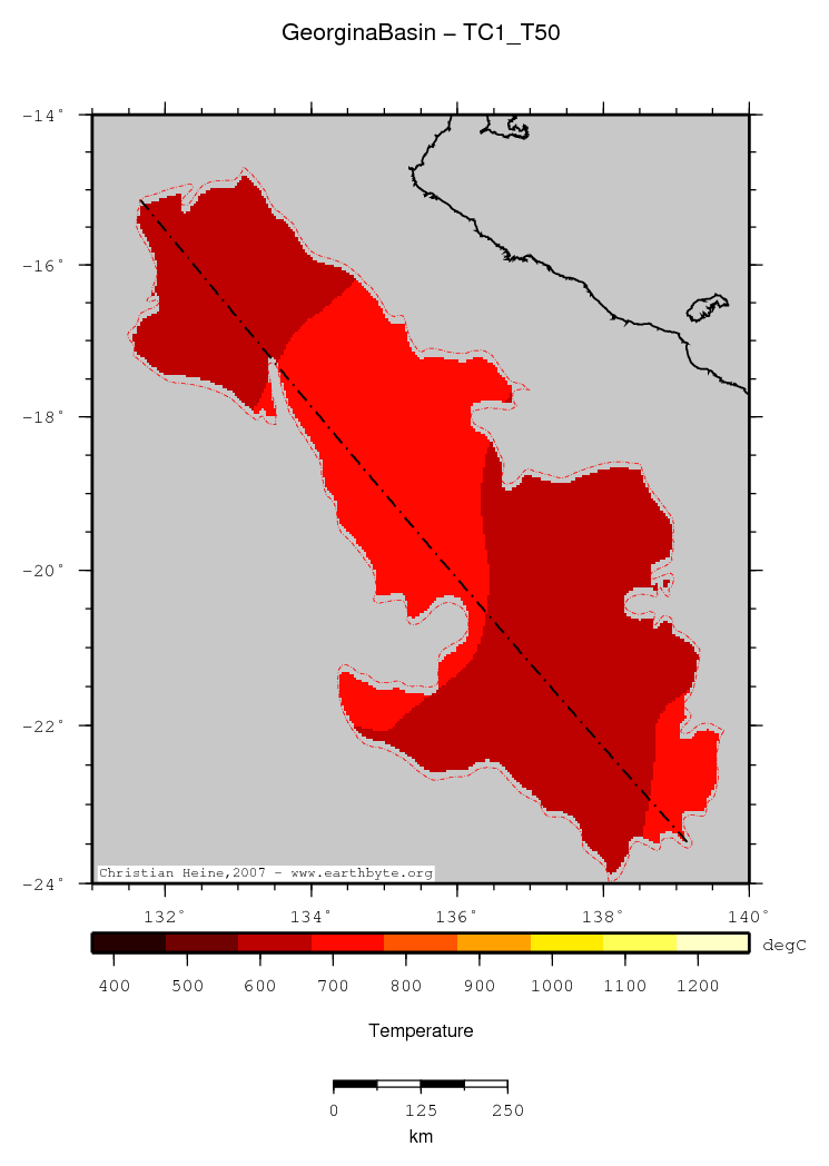 Georgina Basin location map