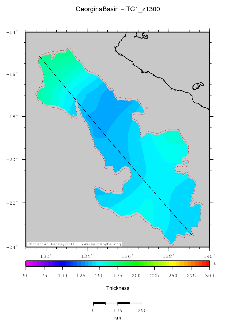 Georgina Basin location map