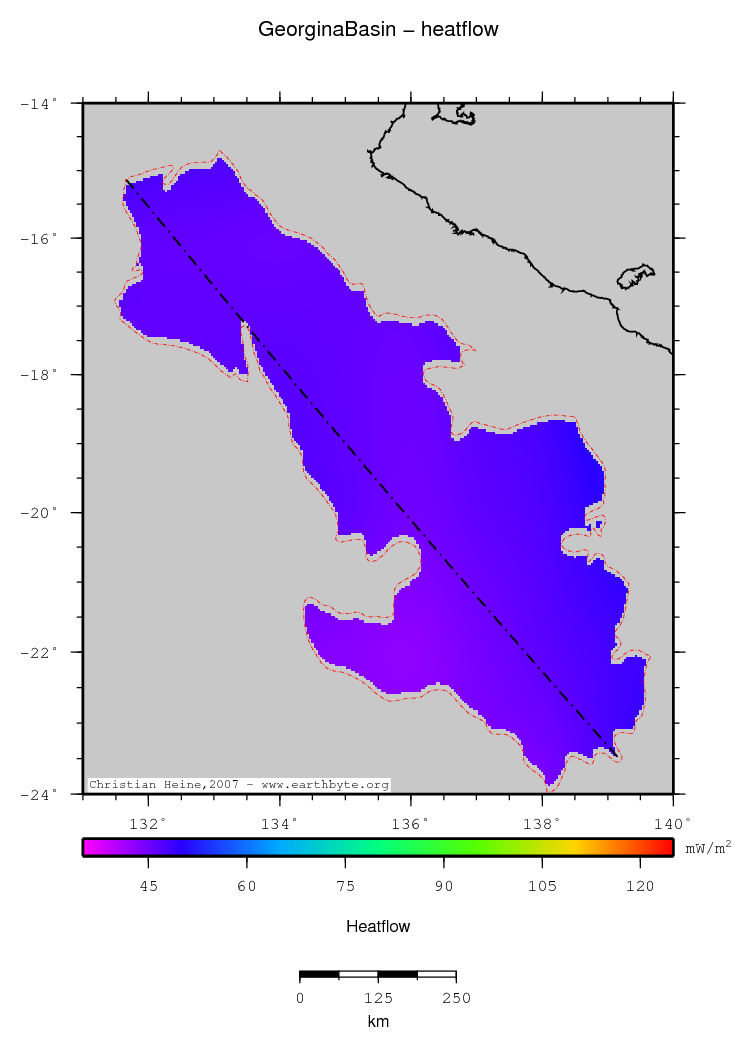 Georgina Basin location map