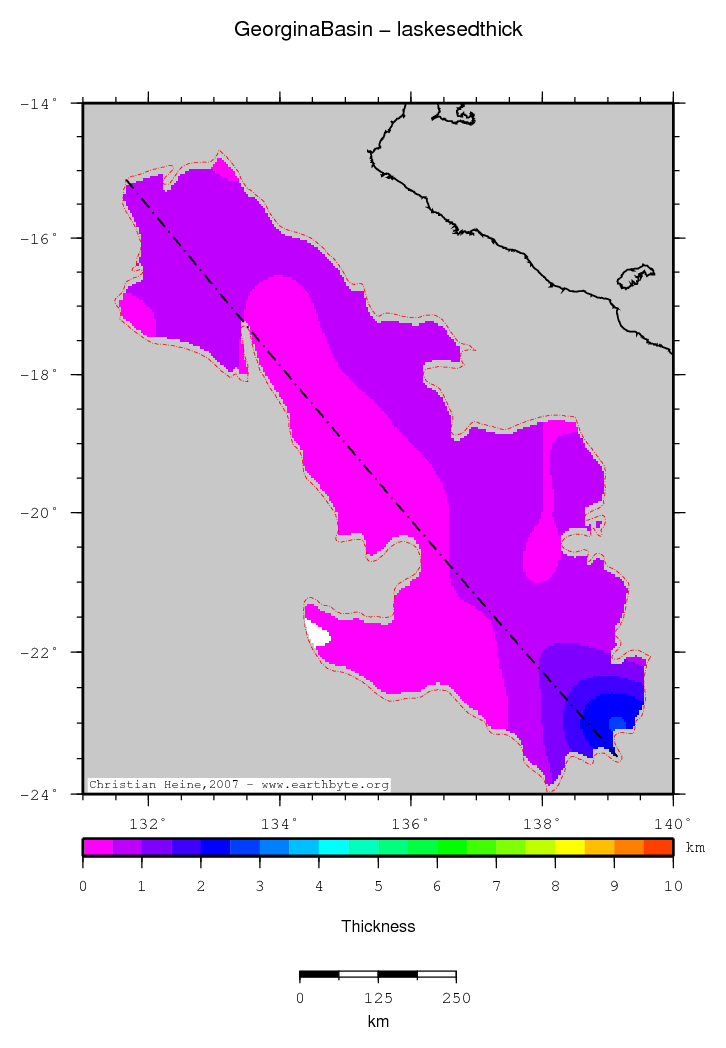 Georgina Basin location map