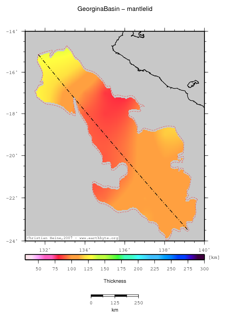 Georgina Basin location map