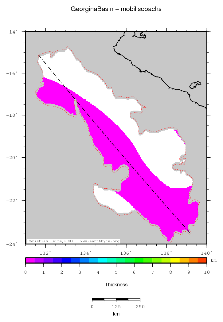 Georgina Basin location map