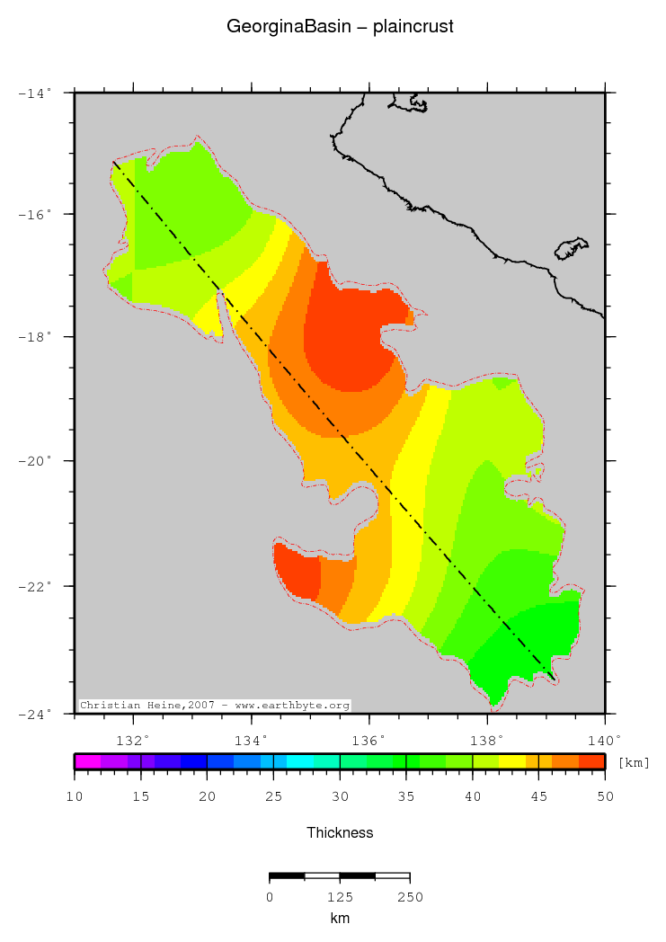 Georgina Basin location map