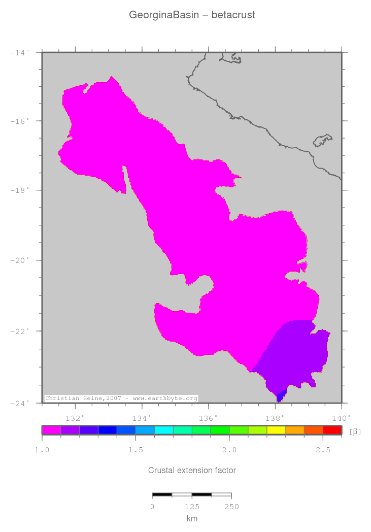 Georgina Basin location map