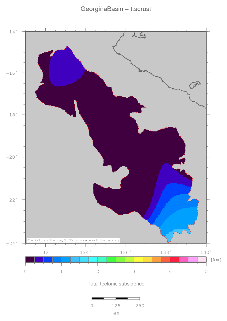 Georgina Basin location map