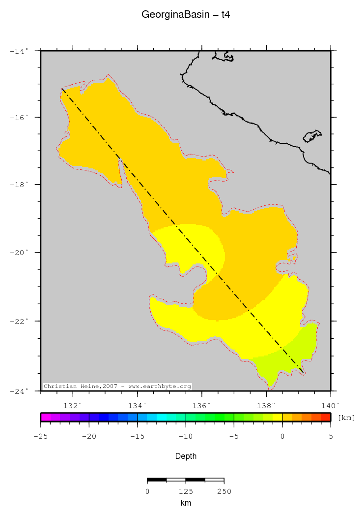 Georgina Basin location map