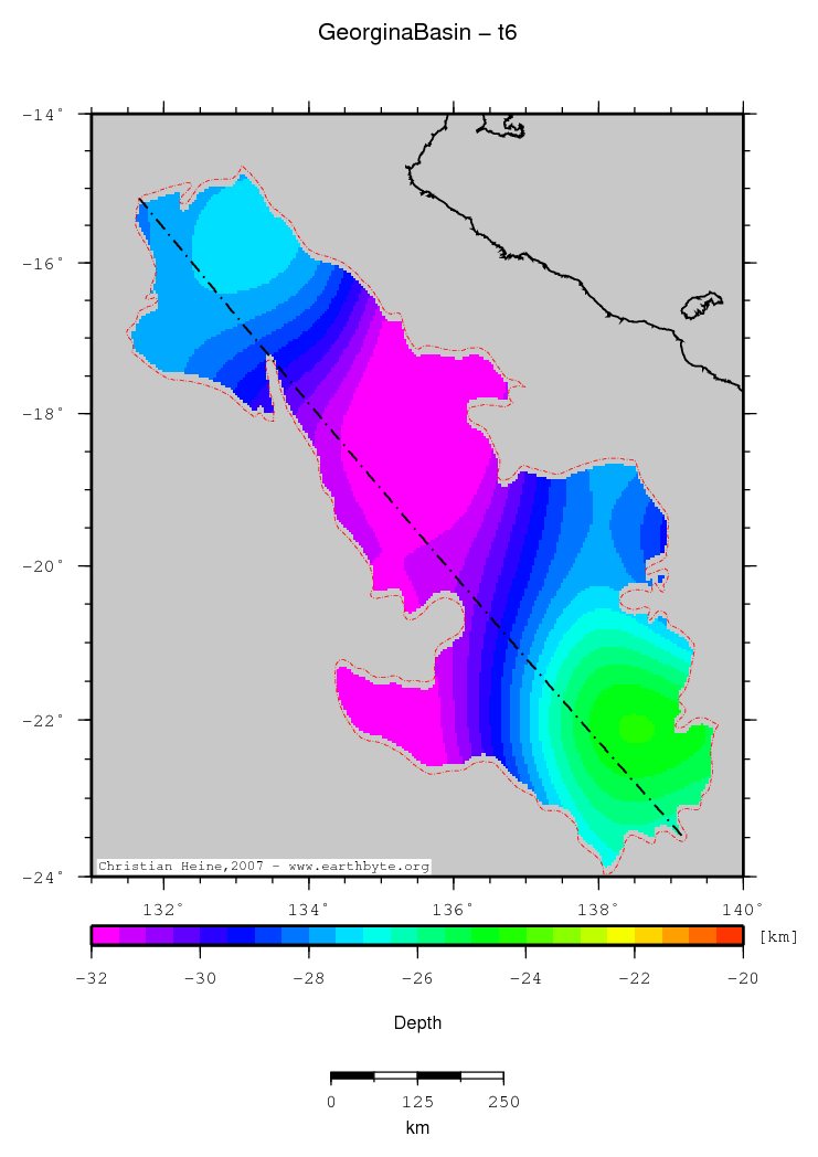 Georgina Basin location map