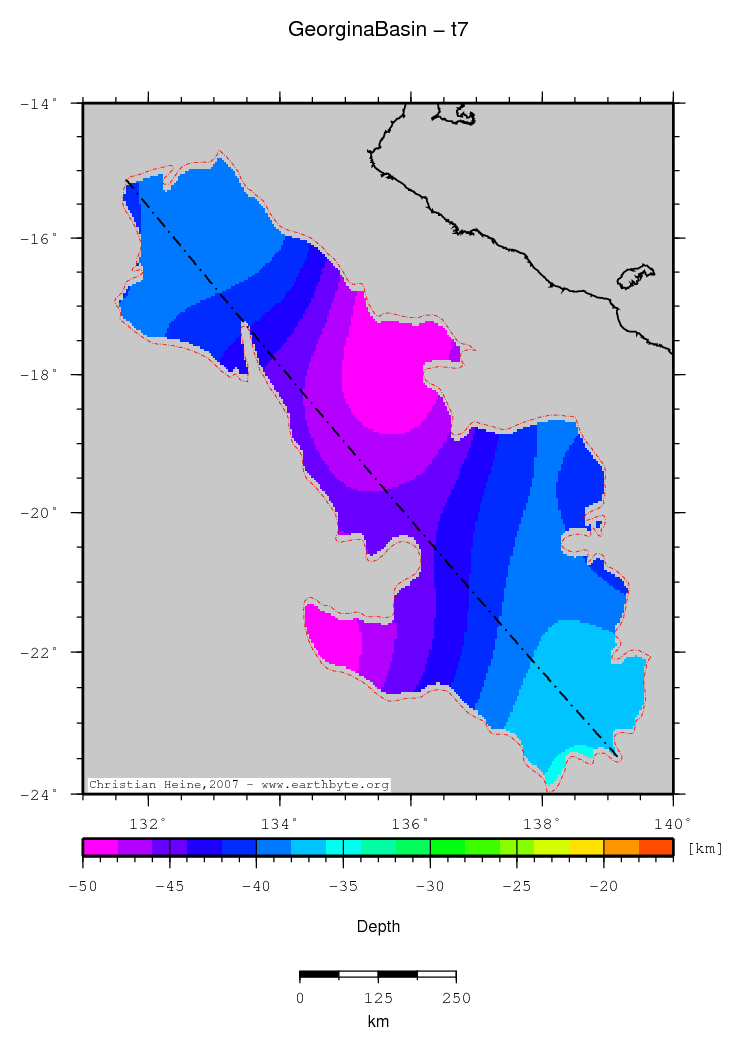 Georgina Basin location map