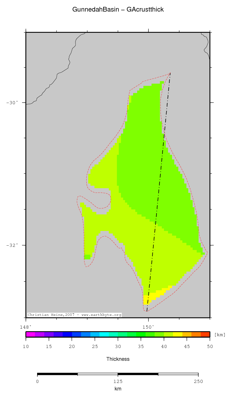 Gunnedah Basin location map