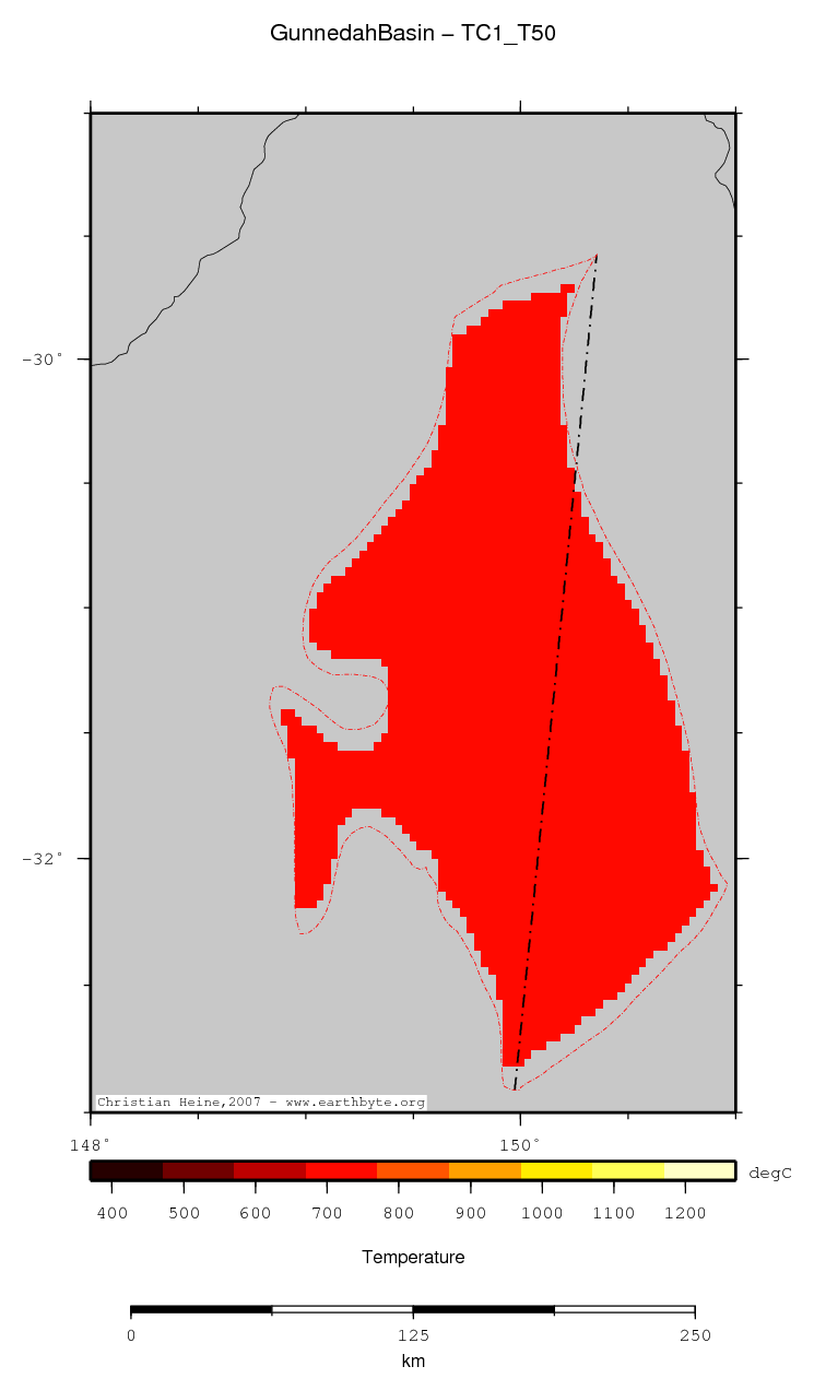 Gunnedah Basin location map