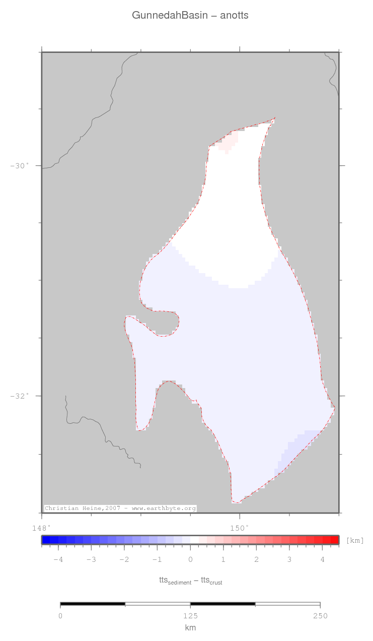 Gunnedah Basin location map