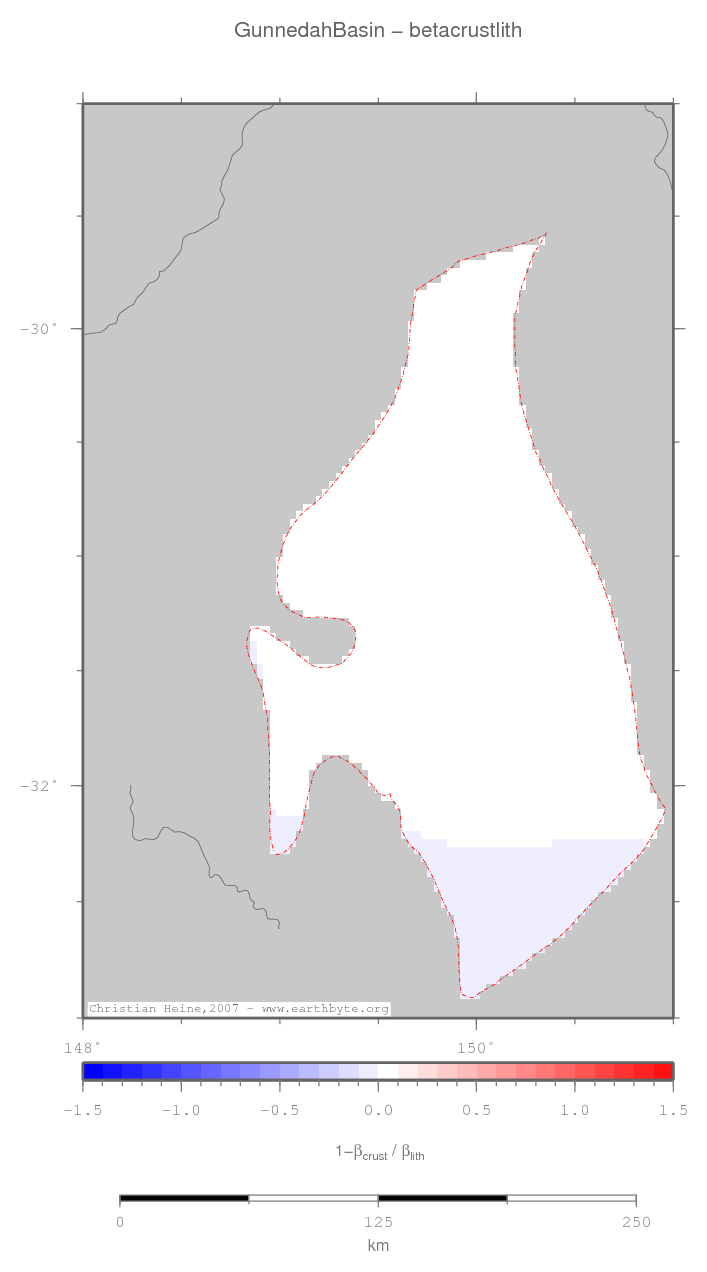 Gunnedah Basin location map