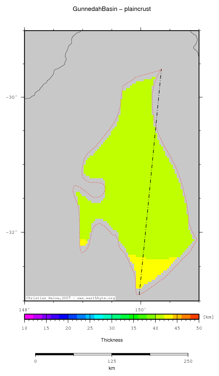 Gunnedah Basin location map