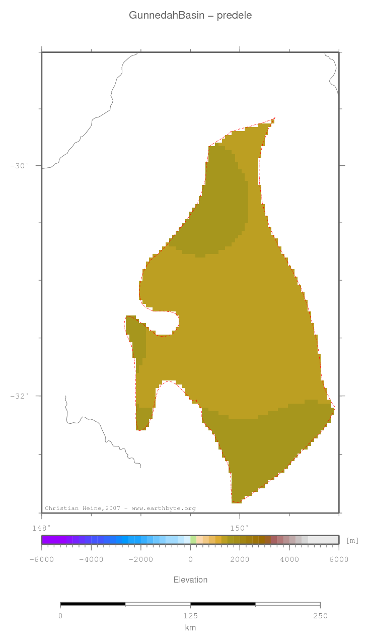 Gunnedah Basin location map