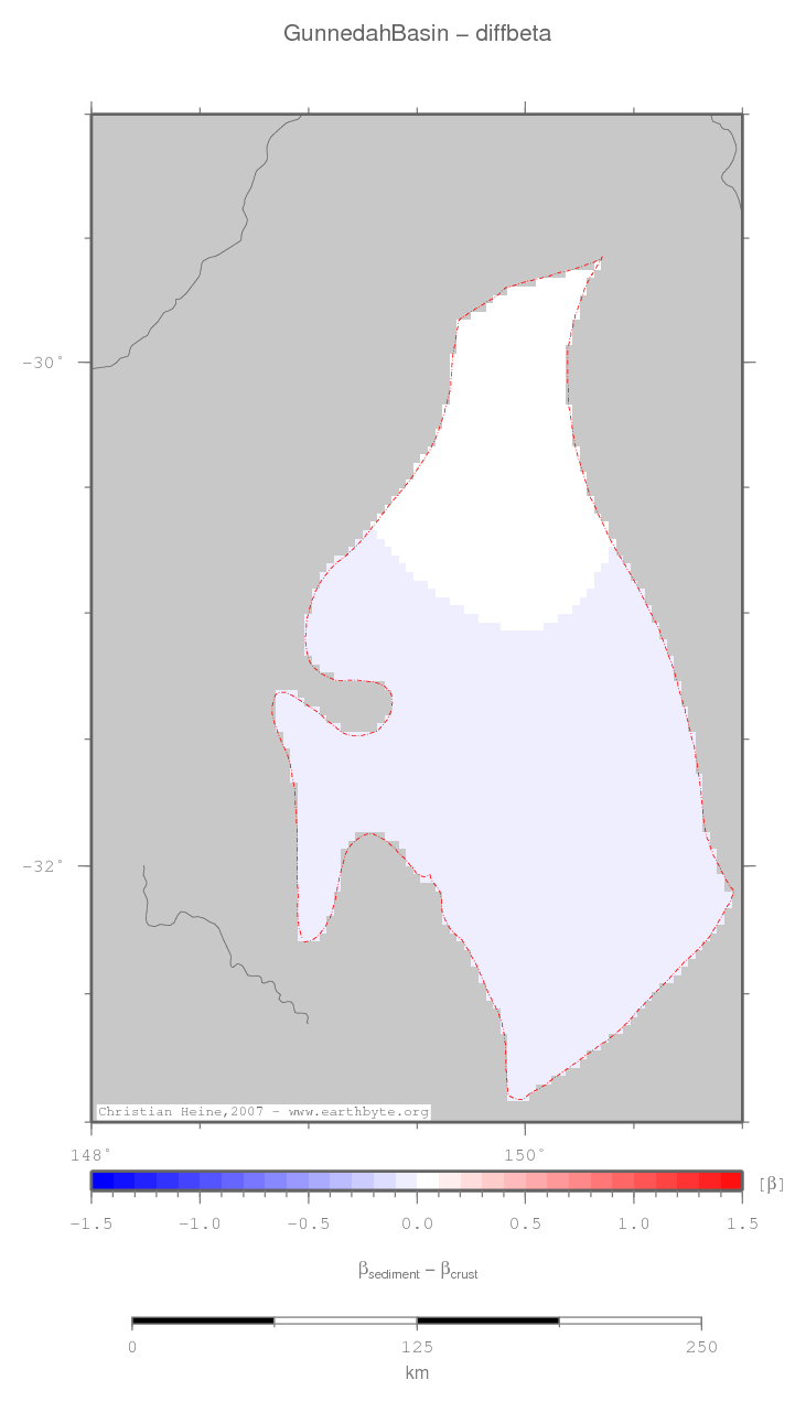 Gunnedah Basin location map