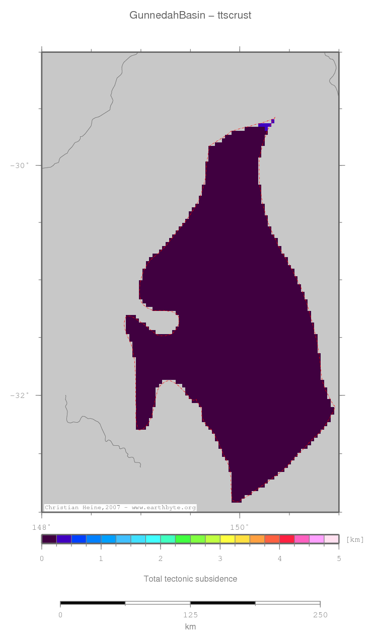 Gunnedah Basin location map