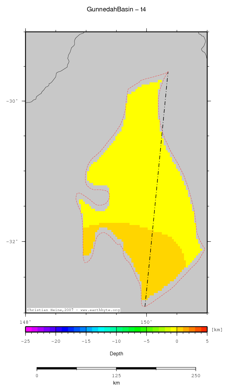 Gunnedah Basin location map