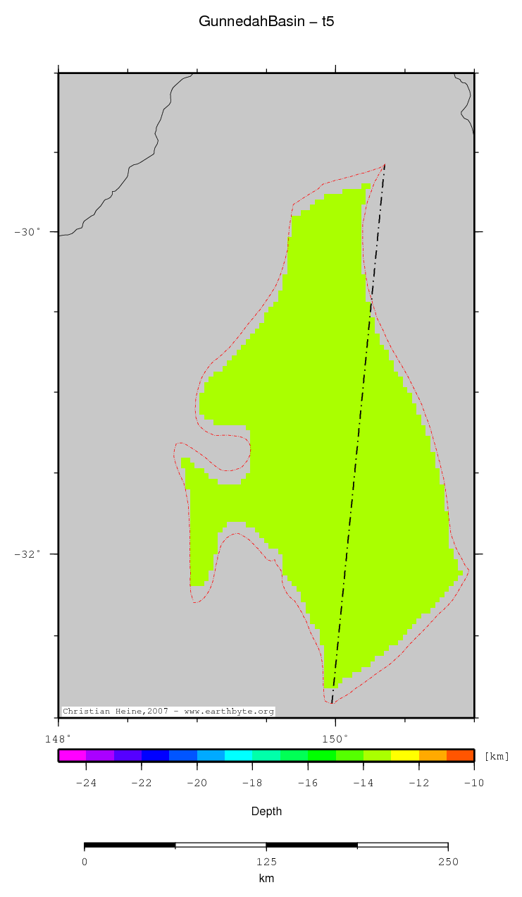 Gunnedah Basin location map