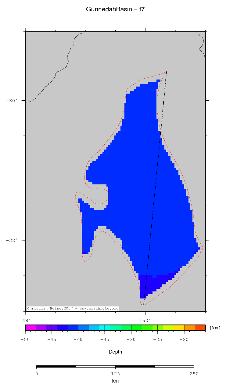 Gunnedah Basin location map