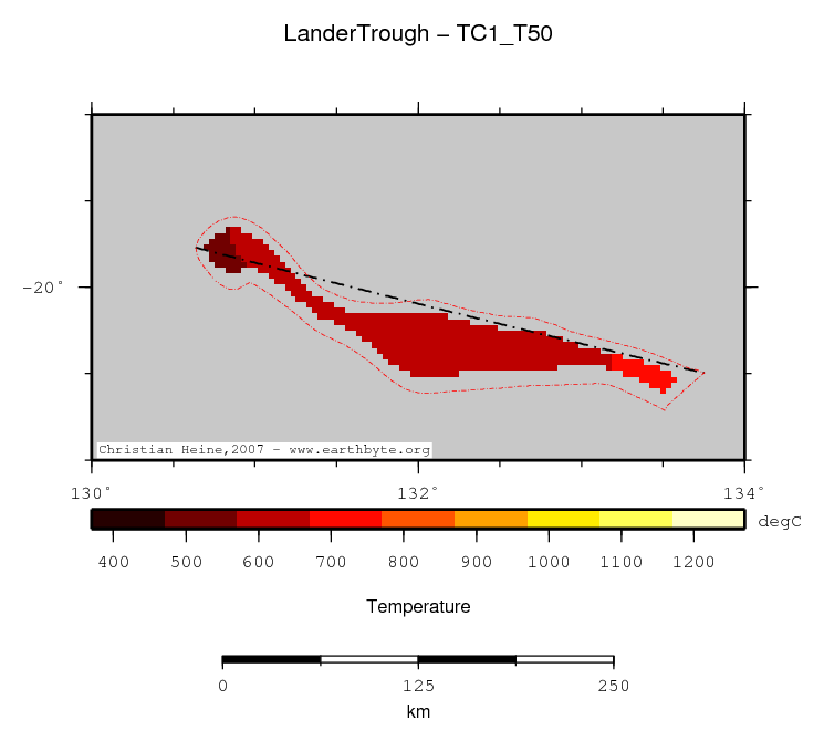 Lander Trough location map