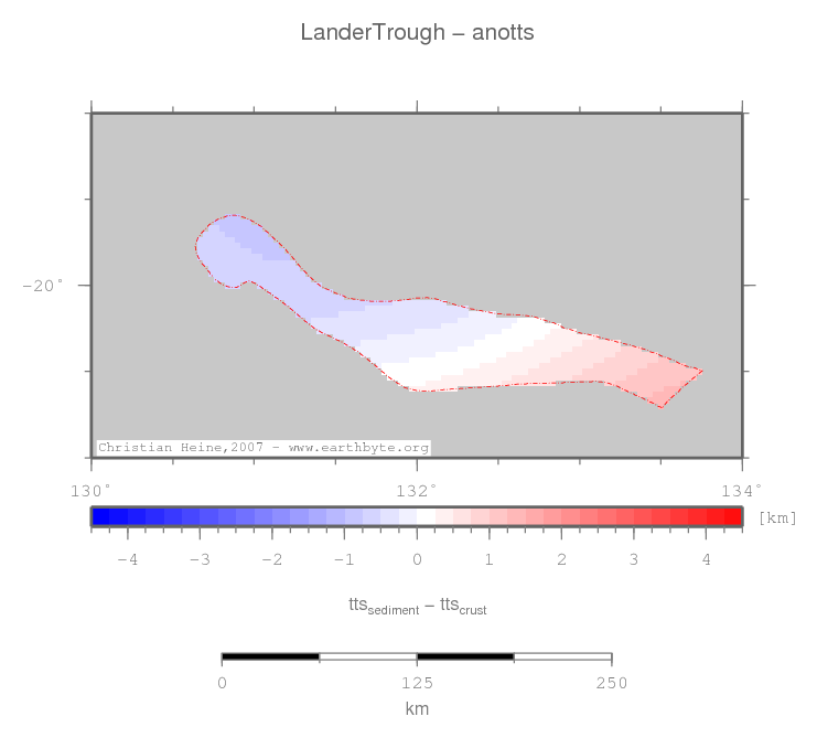 Lander Trough location map