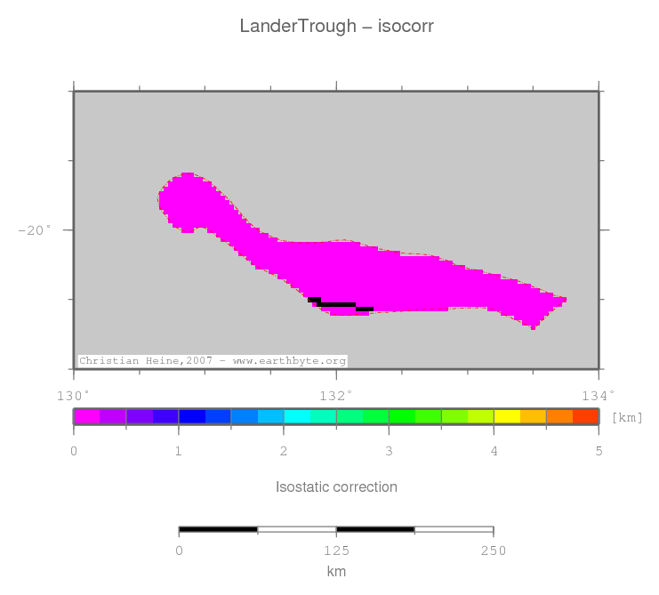 Lander Trough location map