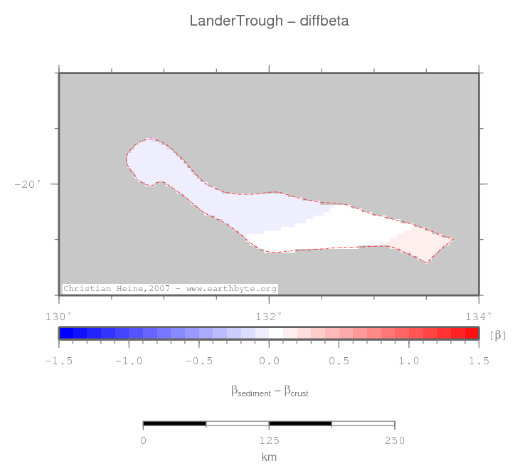 Lander Trough location map