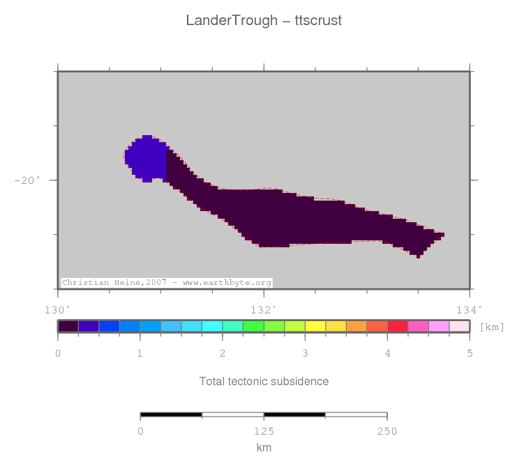 Lander Trough location map