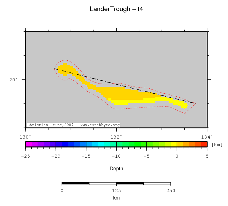 Lander Trough location map