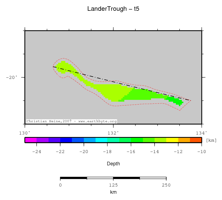 Lander Trough location map