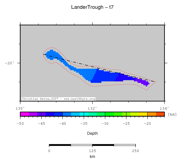 Lander Trough location map