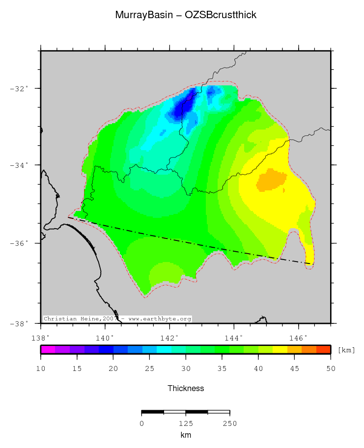 Murray Basin location map